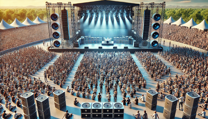 1000人觀(guān)眾的戶(hù)外演出擴聲系統